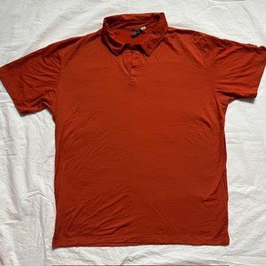 IBEX merino wool polo for Golf, Tennis, Casual -- Men's Large